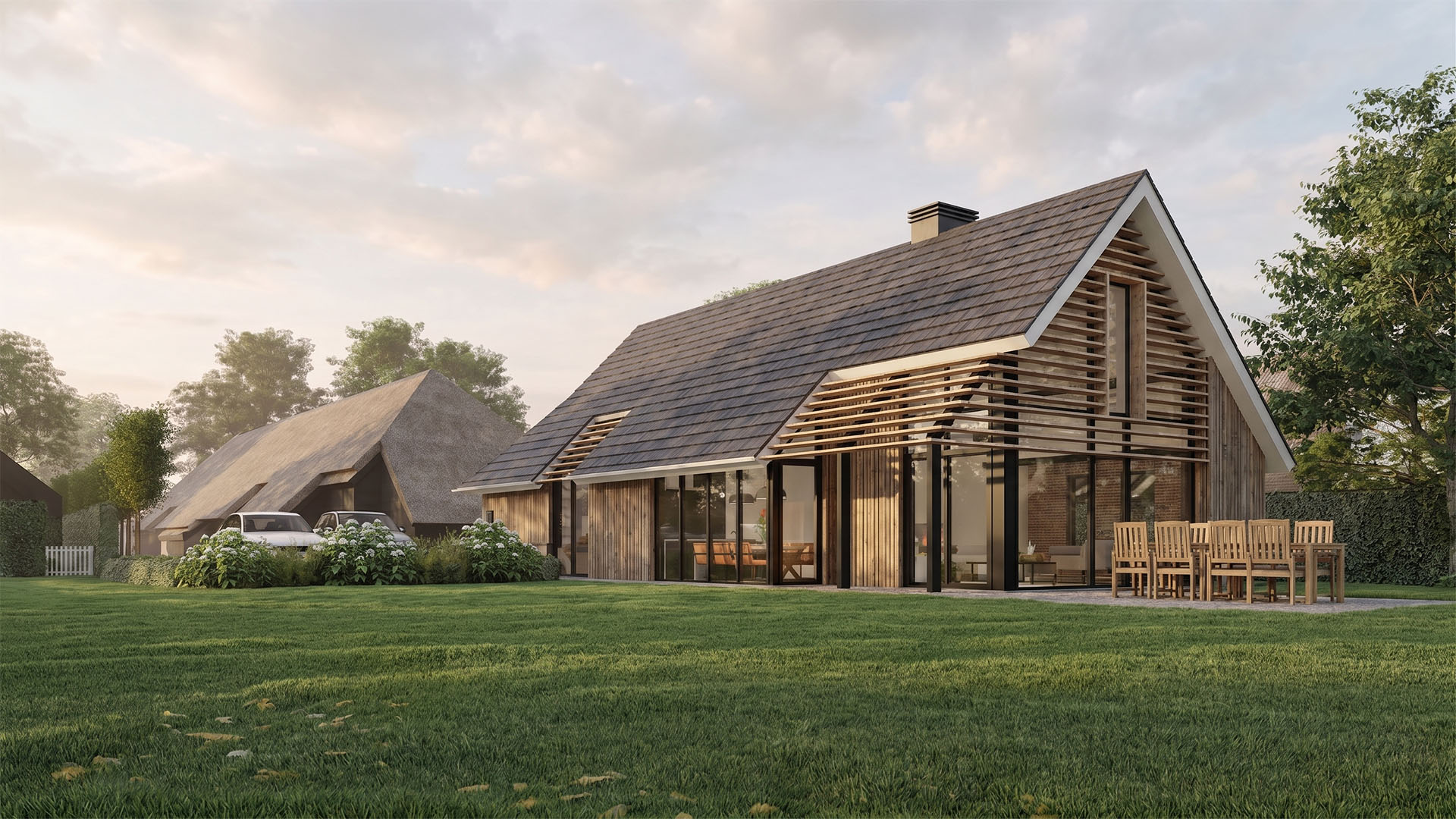 Moderne Schuurwoning Render 1