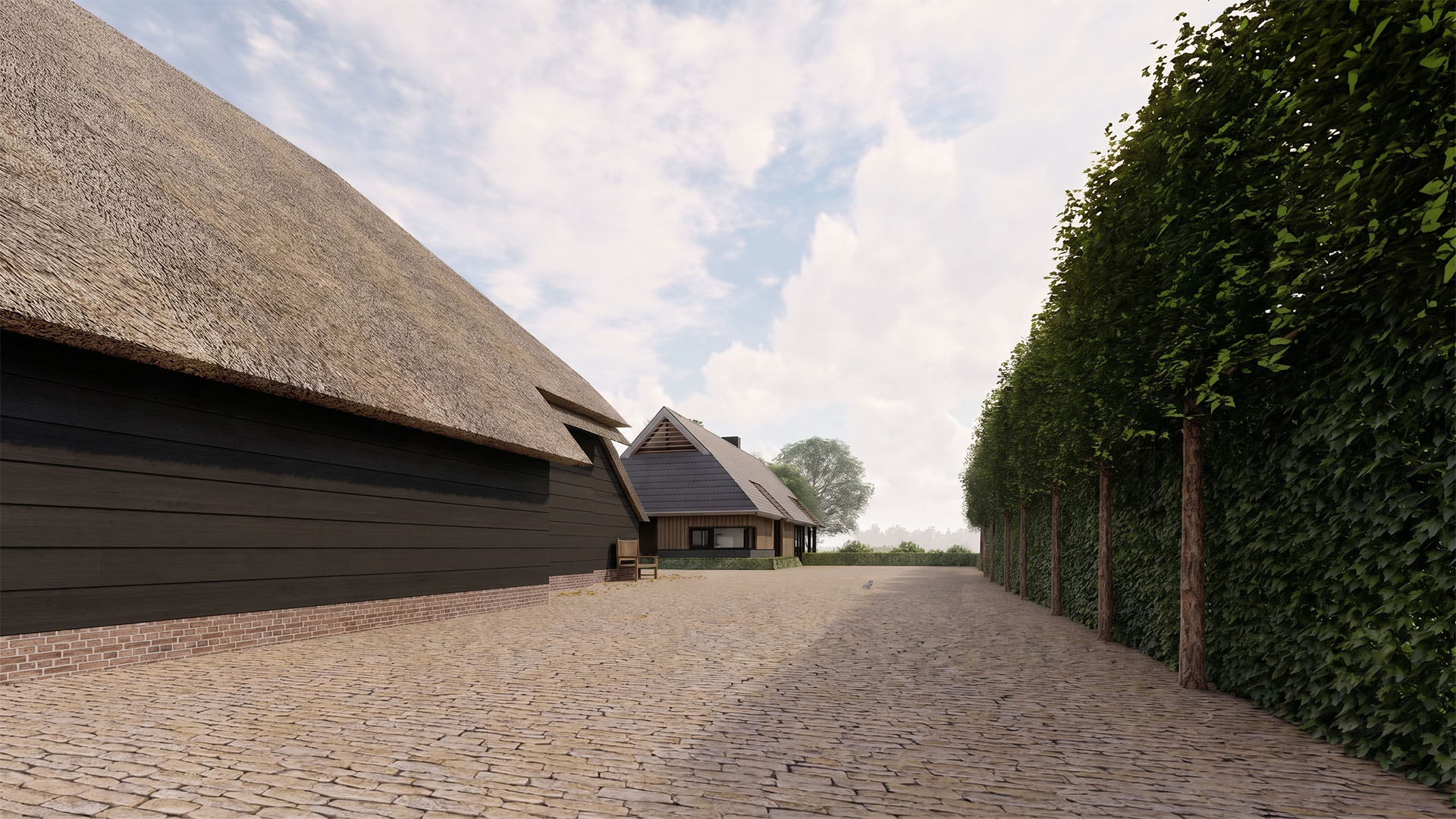 Moderne Schuurwoning Render 3