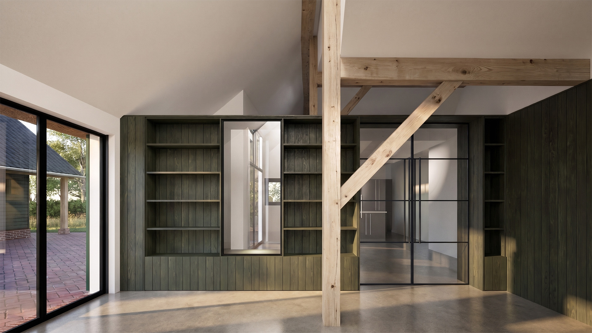 Verbouwing Monumentale Boerderij Render Interieur 4